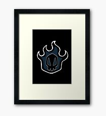 halftone grunge shinigami Framed Print