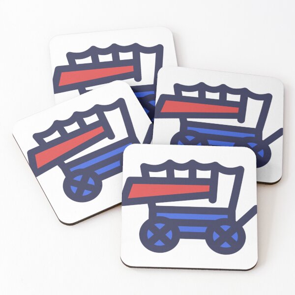 Item preview, Buffalo Circle the Wagons Pop Art Logo Cartoon designed and sold by LuisChristian.