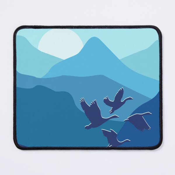 Item preview, Flying Birds Over Mountains 02 designed and sold by blueocan.