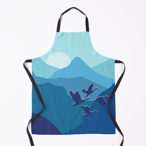 Item preview, Flying Birds Over Mountains 02 designed and sold by blueocan.