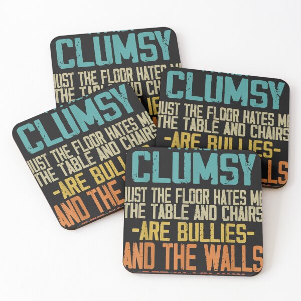 Item preview, Im Not Clumsy Sarcastic Funny Saying Retro Vintage Men Women  designed and sold by RamonALangston.