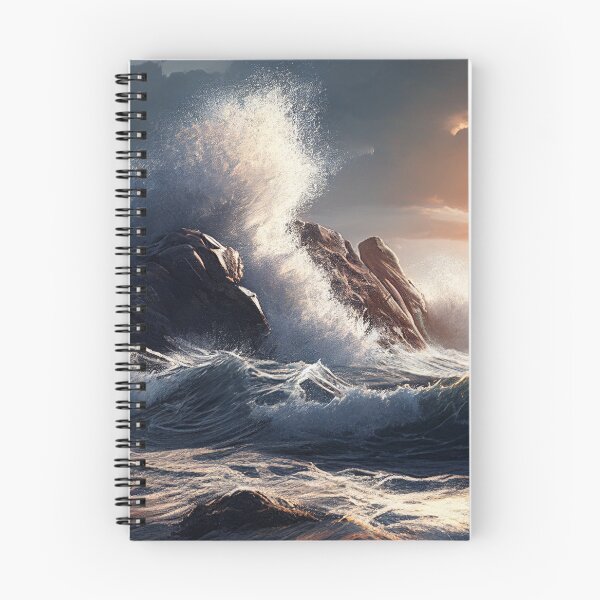 Item preview, A scenic image of waves crashing designed and sold by keolaloa3d.