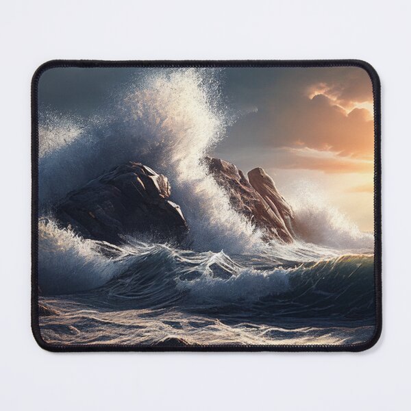 Item preview, A scenic image of waves crashing designed and sold by keolaloa3d.