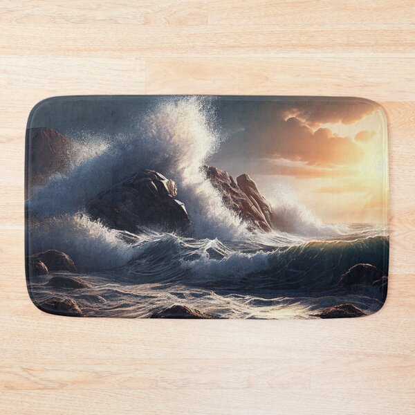 Item preview, A scenic image of waves crashing designed and sold by keolaloa3d.