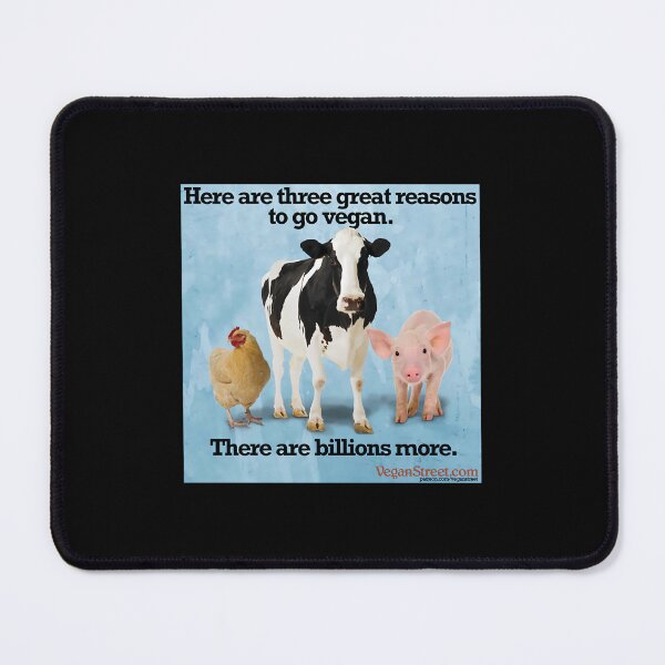 Item preview, Here Are Three Great Reasons to Go Vegan designed and sold by nbzpeazir53.