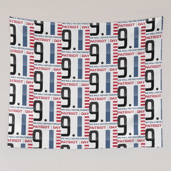 Item preview, patriot day with twin towers, 911 quotes, 911 us flag designed and sold by quanlh.