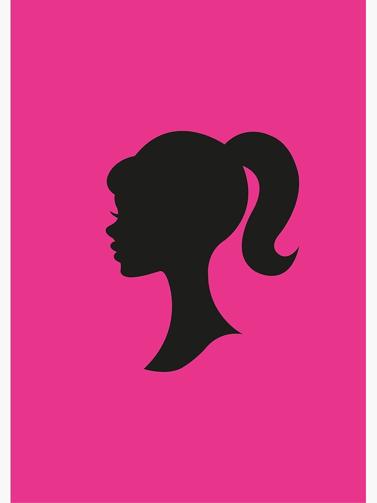 Barbie Silhouette Poster by YChangShop