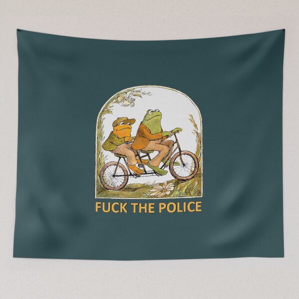 Item preview, Frog Toad Fuck The Police  designed and sold by CesarioIngham.
