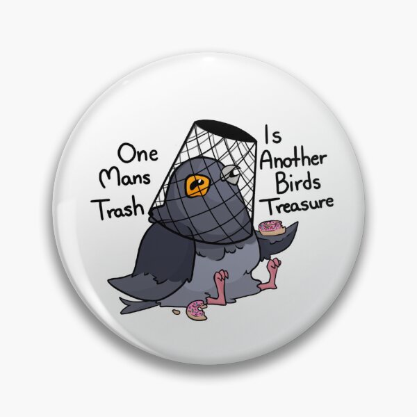 Item preview, Pigeon eating trash designed and sold by Taigapurr.