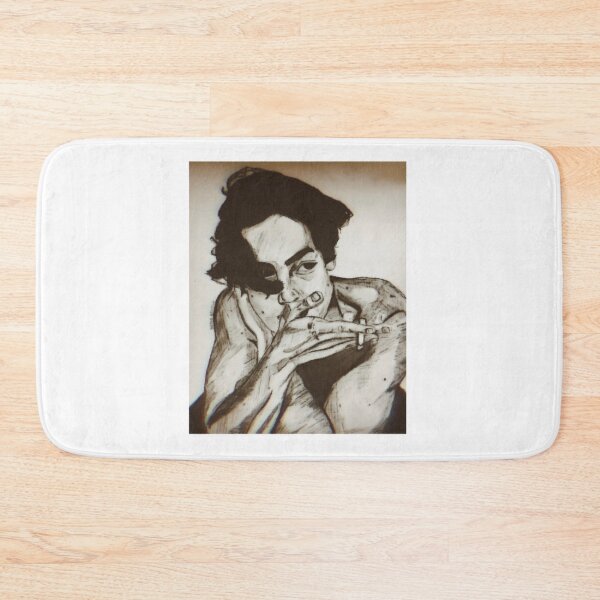 Item preview, Chillin Portrait in Charcoal designed and sold by amirusgfsfgt.