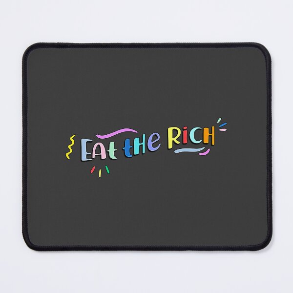 Item preview, eat the rich - retro typography designed and sold by CesarioIngham.