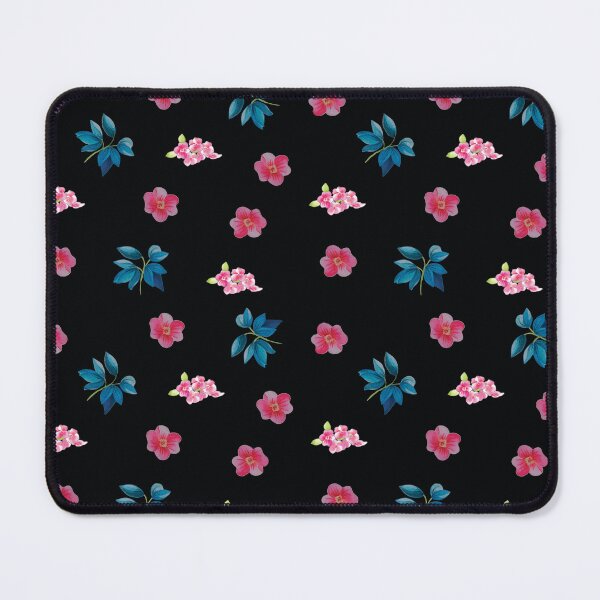 Item preview, Small Flowers on Black Background designed and sold by GENEST-V.