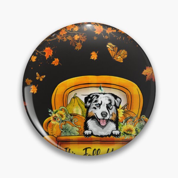 Item preview, It's Fall Y'all Aussie Dog Thanksgiving Pumpkin Truck    designed and sold by ArthurAWright.