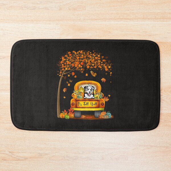 Item preview, It's Fall Y'all Aussie Dog Thanksgiving Pumpkin Truck    designed and sold by ArthurAWright.