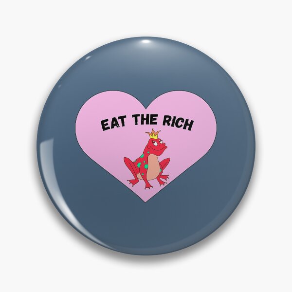 Item preview, Eat The Rich Frog  designed and sold by CesarioIngham.