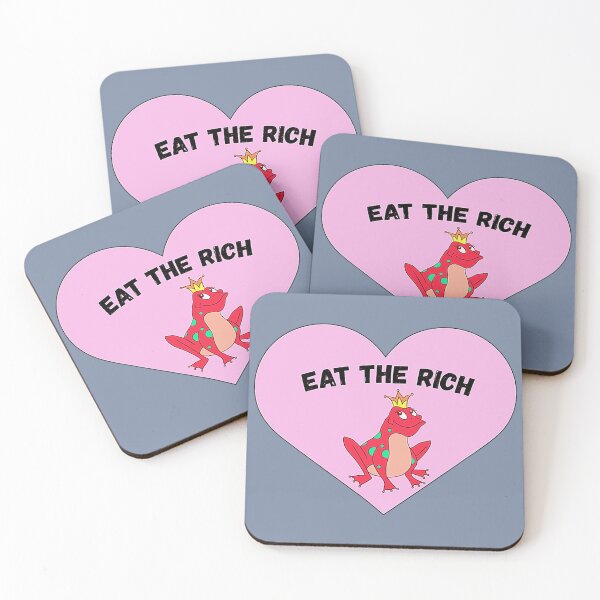 Item preview, Eat The Rich Frog designed and sold by CesarioIngham.
