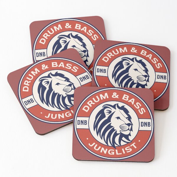 Item preview, DRUM & BASS - Lifesaver Lion (Rojo) designed and sold by Discothreadz.