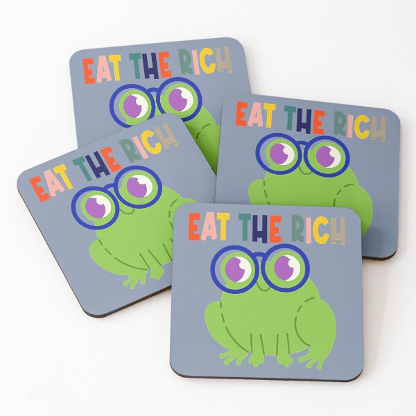 Item preview, Eat The Rich Frog designed and sold by CesarioIngham.