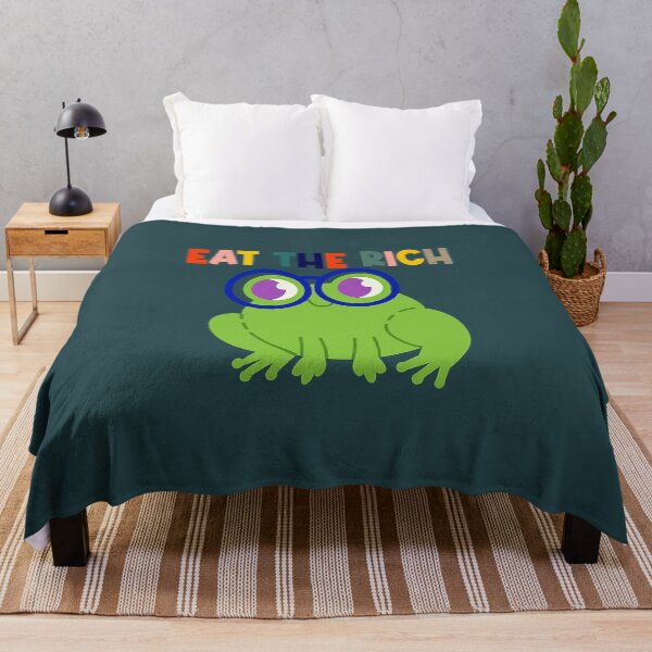 Item preview, Eat The Rich Frog designed and sold by CesarioIngham.