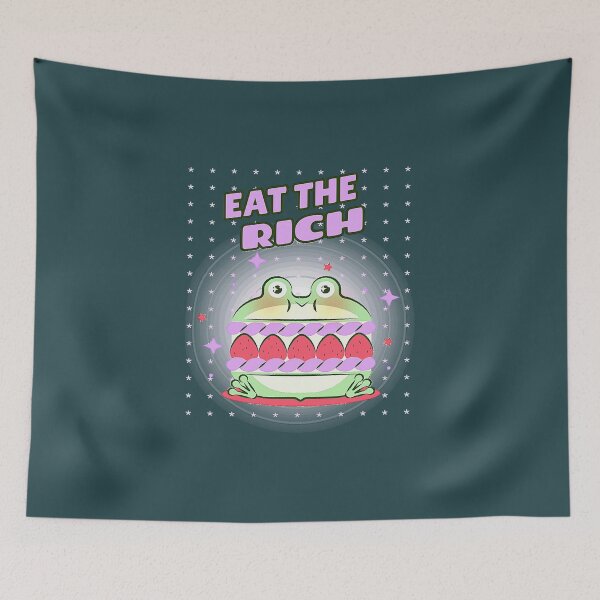 Item preview, Eat the rich frog designed and sold by CesarioIngham.