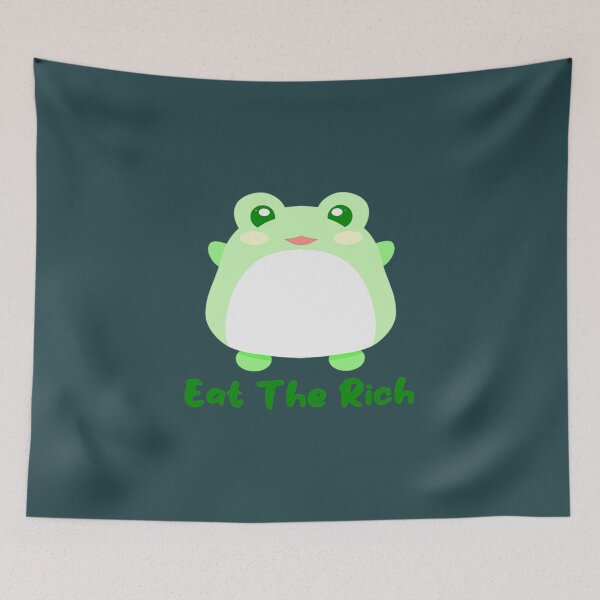 Item preview, Eat The Rich Frog designed and sold by CesarioIngham.