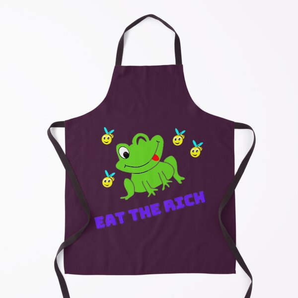 Artikelvorschau, Iss den Reichen, Frosch, lachender Frosch, mit Bienen spöttischer Frosch, grüner Frosch entworfen und verkauft von CesarioIngham.