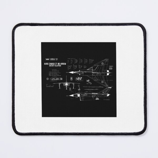 Item preview, Avro Canada CF-105 Arrow Aircraft Blueprint Active  designed and sold by BlueOceanApparl.