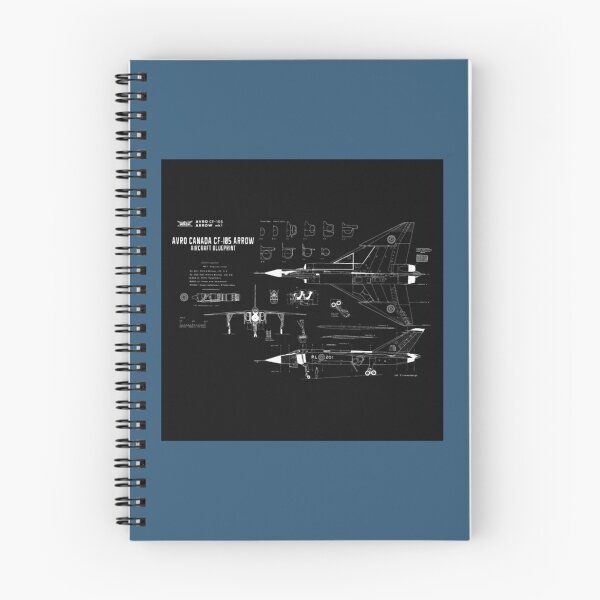 Item preview, Avro Canada CF-105 Arrow Aircraft Blueprint Active  designed and sold by BlueOceanApparl.