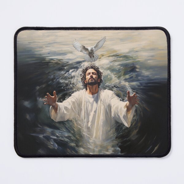 Item preview, Yahusha Jesus Baptism - Christian Hebrew designed and sold by Narrow-Path.