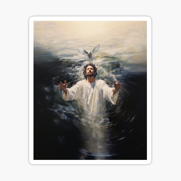 Item preview, Yahusha Jesus Baptism - Christian Hebrew designed and sold by Narrow-Path.