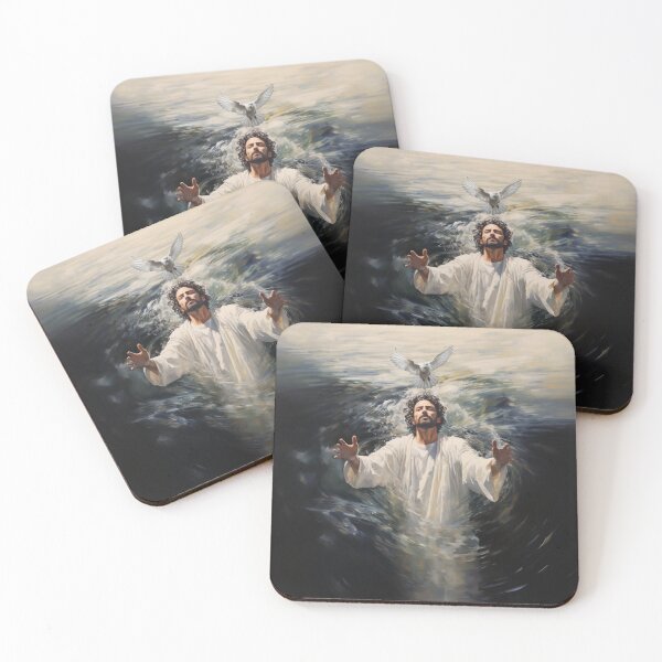 Item preview, Yahusha Jesus Baptism - Christian Hebrew designed and sold by Narrow-Path.