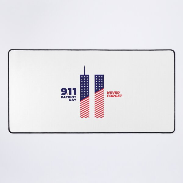 Item preview, twin towers with us flag, never forget, 9 11 us flag, patriot day designed and sold by quanlh.