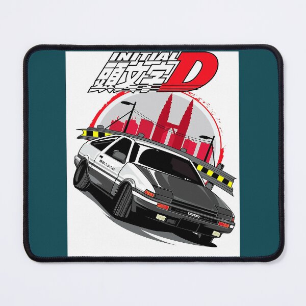 Project D AE86 Treuno Initial D Inspired Mouse Pad Laptop PC Mousepad JDM  Anime