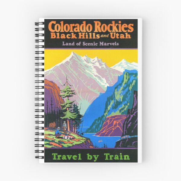 Item preview, Travel Poster Colorado Rockies designed and sold by ExpressingSelf.