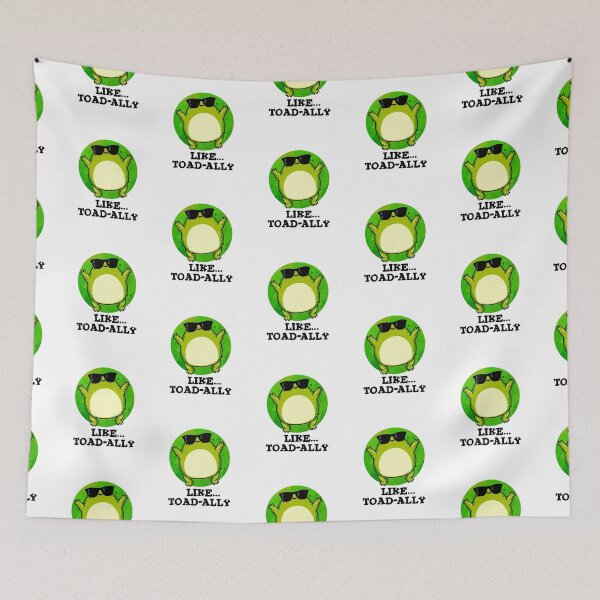 Item preview, Like Toad-ally Funny Toad Puns  designed and sold by punnybone.