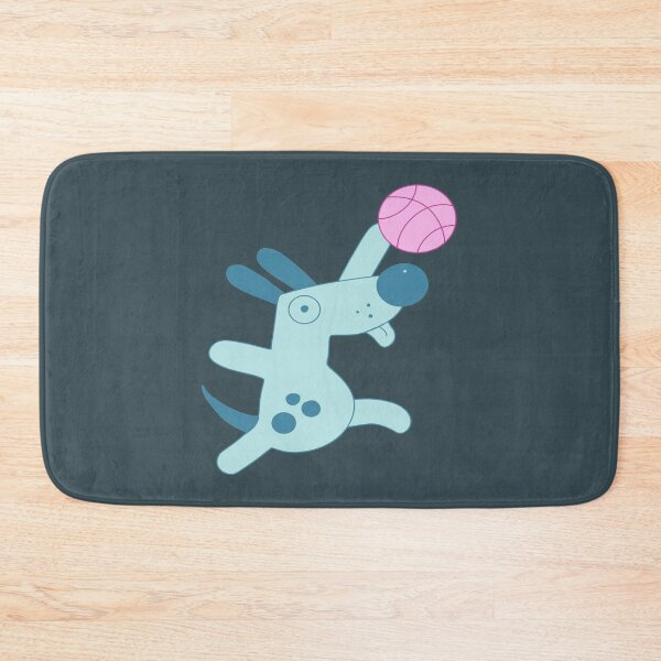 Item preview, Puppy playing basketball designed and sold by AmaniPeltier.