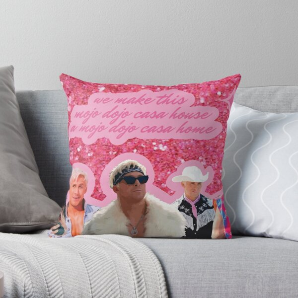 Home Brilliant Pillow Covers 18x18 Set of 4 Barbie Decorative Linen Cushion  Covers Square Throw Pillows Covers for Couch, Baby Pink, 18 inch, 4 Pcs