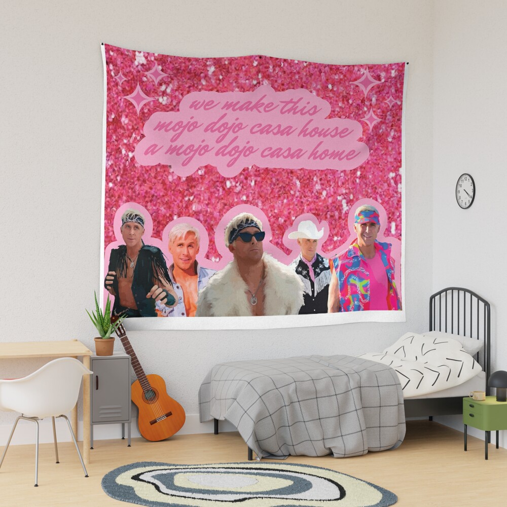 Mojo Dojo Casa House Home Decor Barbie Wall Hanging Tapestry