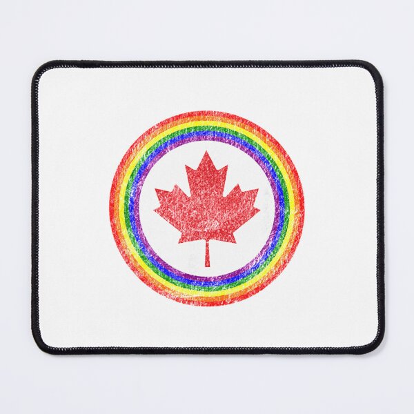 Item preview, Canadian Air Force Roundel Gay Pride Canada Maple Leaf designed and sold by CreativeApparo.