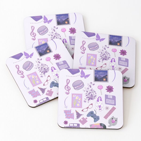 Item preview, Collection of purple themed items designed and sold by mysteryblackcat.