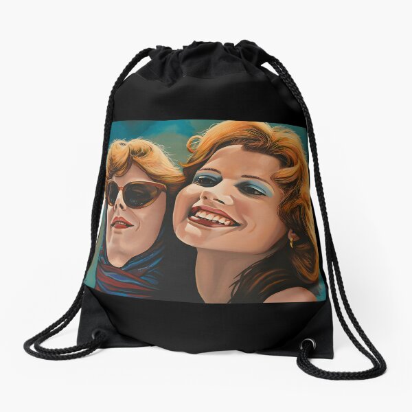 Thelma And Louise Selfie-Susan Sarandon & Geena Davis Backpack Drawstring  Bags Gym Bag Waterproof Thelma And Louise Movie