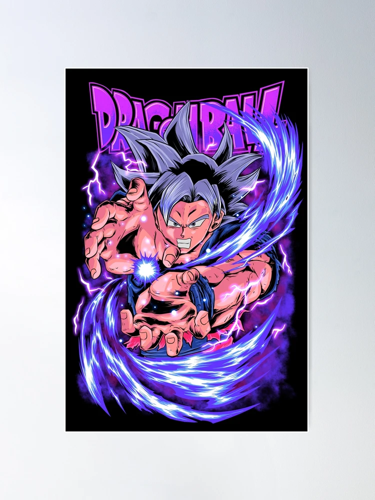 Dragon Ball Poster DBS Goku Ultra Instinct Kamehameha 12inx18in Free  Shipping