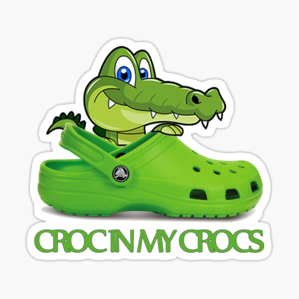 Crocs on Crocs on Crocs Sticker