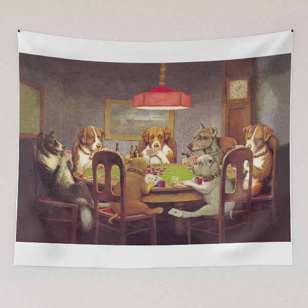 Item preview, Dogs Playing Poker designed and sold by laundyjames.