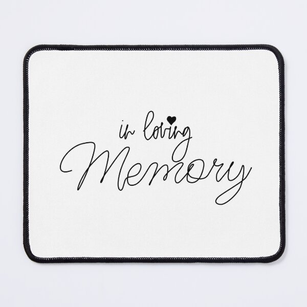 Item preview, in loving memory line art designed and sold by DigiHouse.