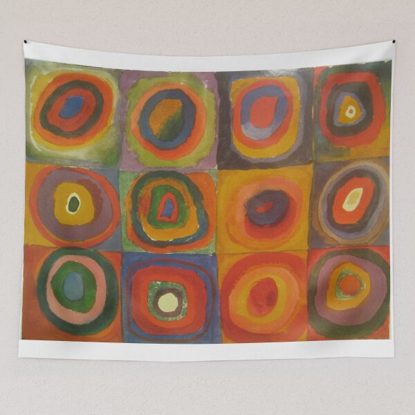 Item preview, Color Study, Squares and Concentric Circle designed and sold by lucastasker.