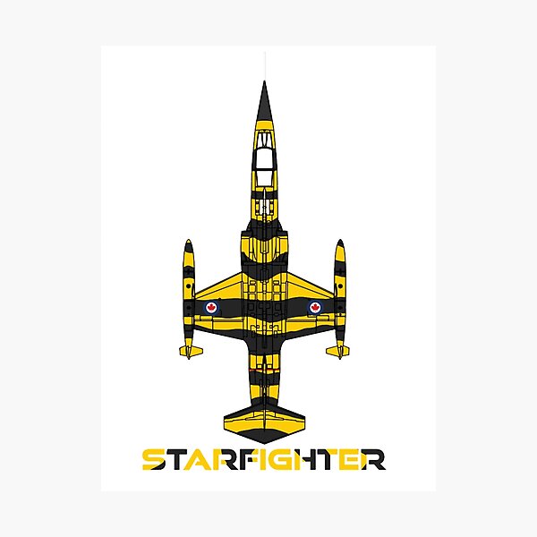 Item preview, F-104 Starfighter - Tiger Stripes (Canada) designed and sold by TheLibraryClost.