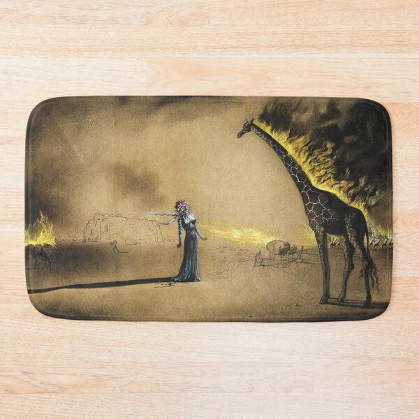 Item preview, the burning giraffe - salvador dali  designed and sold by brewsterdavid.