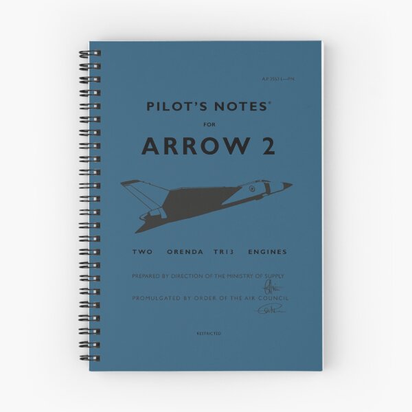 Item preview, Pilot_s Notes for Arrow 2 designed and sold by TheLibraryClost.