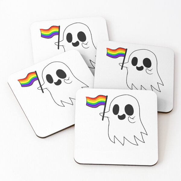 Item preview, Gay Pride Ghost designed and sold by ChicArtyellow.